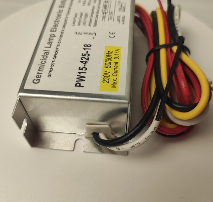 T5 1을 위한 24V DC 전자적 UVC 램프 밸러스트 살균기 18w 4 핀
